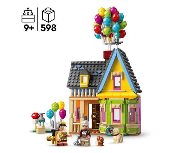 LEGO Disney i Pixar 43217 Dom z bajki „Odlot” - 1091361 - zdjęcie 3